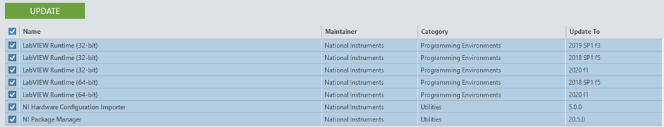 Labview update